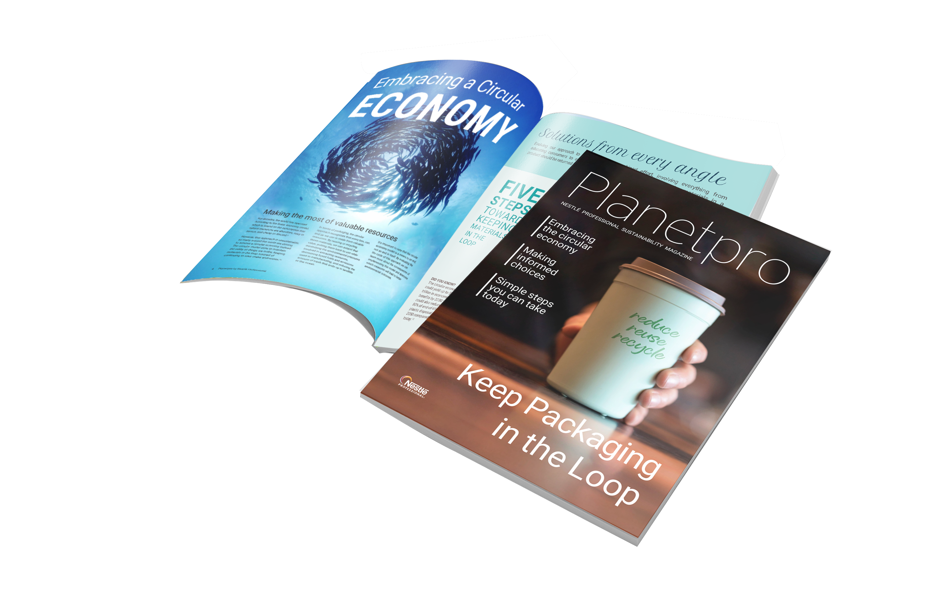 Planetpro-magasin med artikel om at opbevare emballage på toilettet