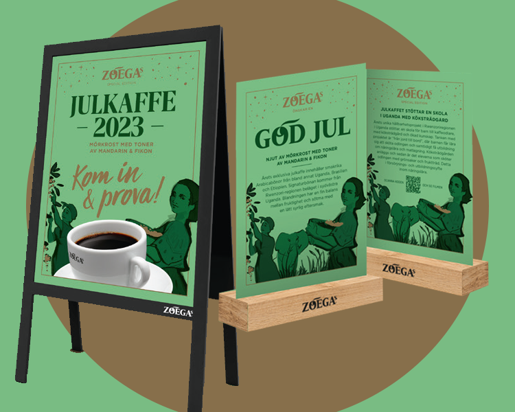 zoegas julkaffe 2023 material