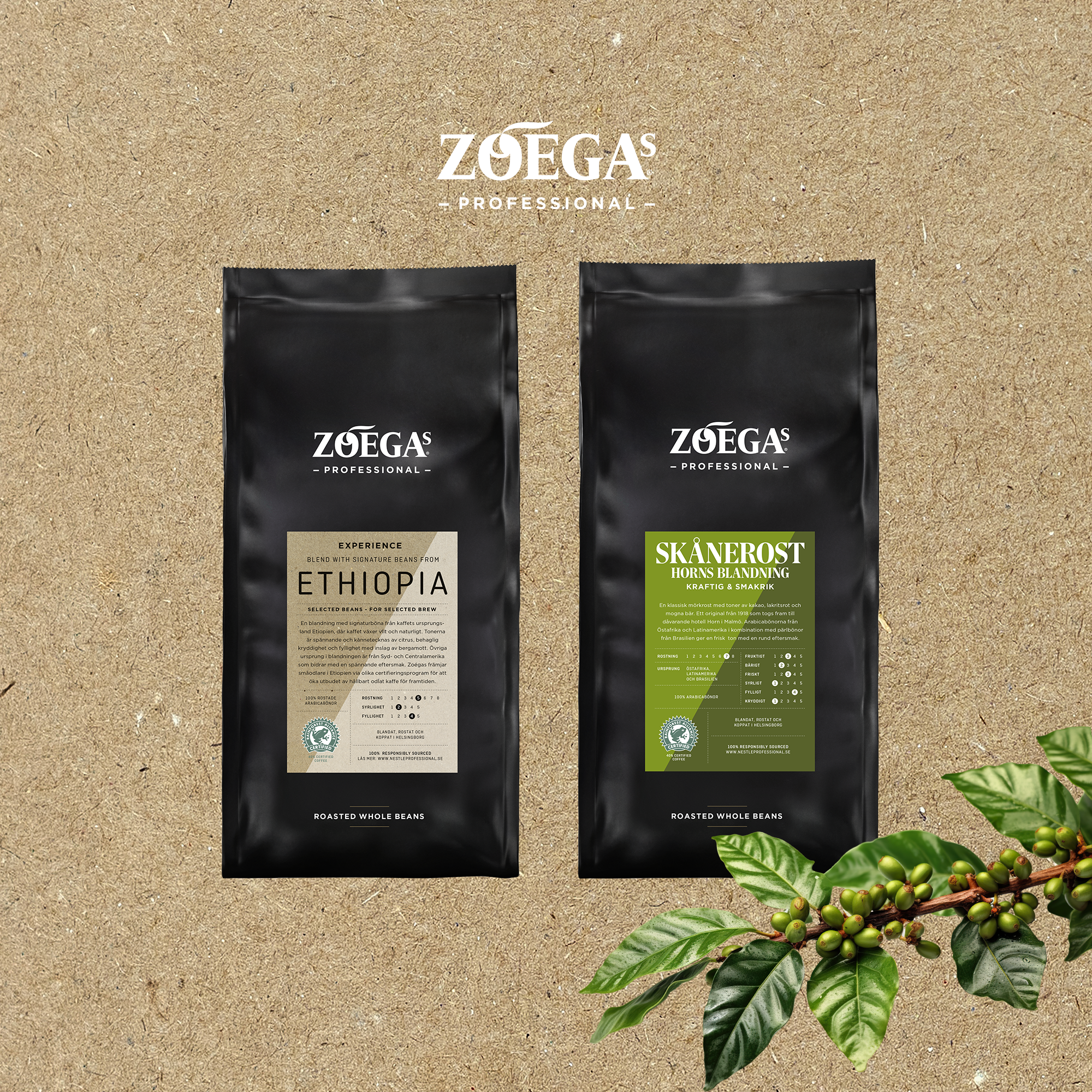 Zoégas Professional Etiopien och Skånerost