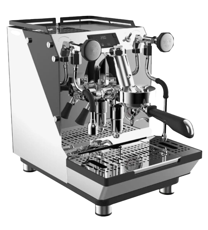 Espressomaskin med en bryggrupp