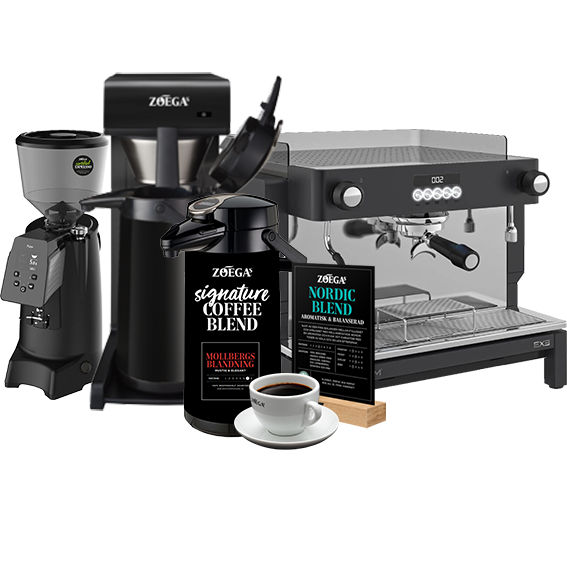 En kaffelösning från Nestlé professional med maskiner