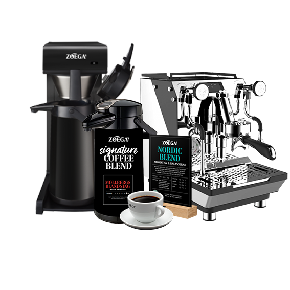 En kaffelösning från Nestlé professional med maskiner