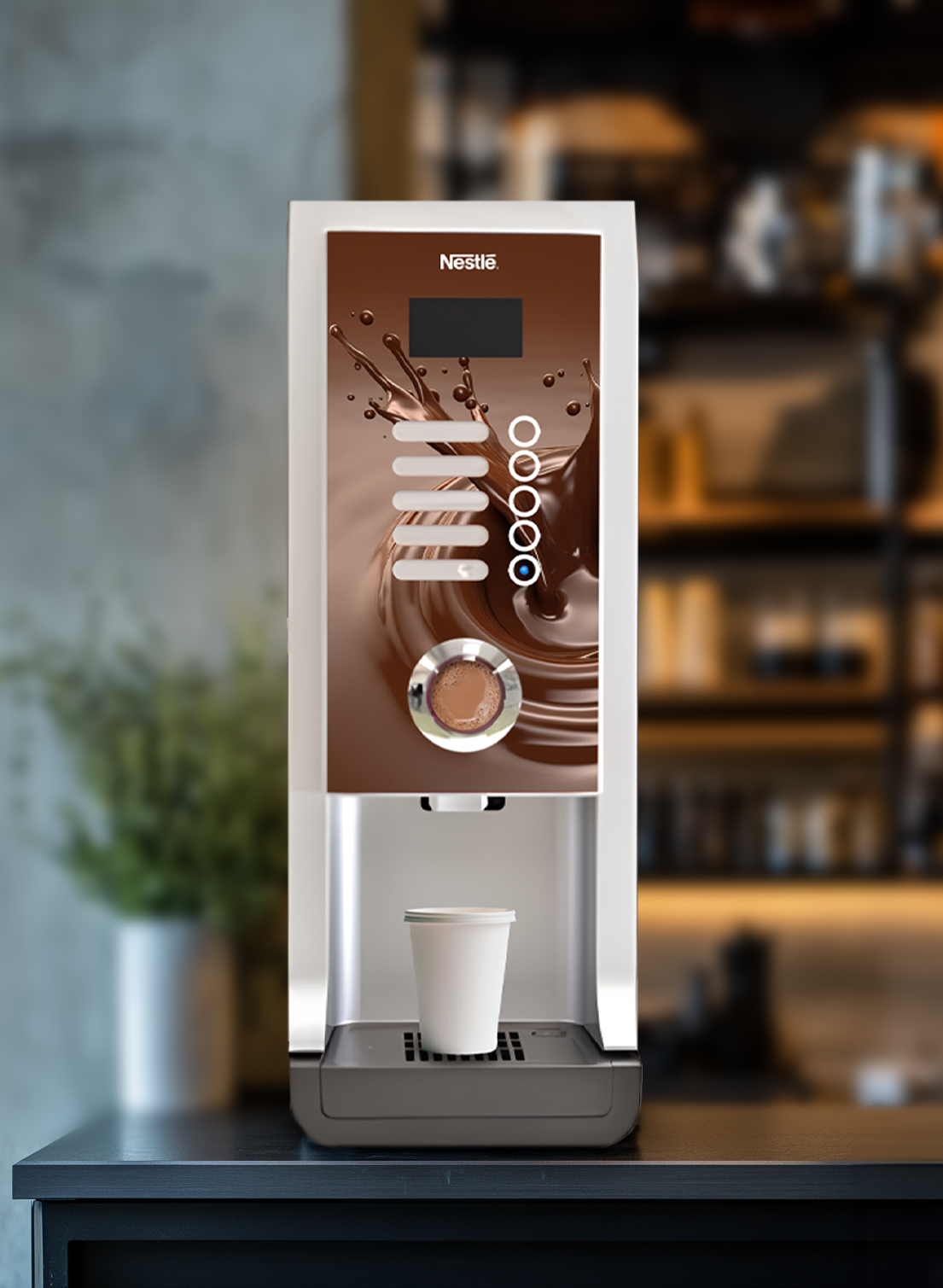 Nestlé instant chokladmaskin