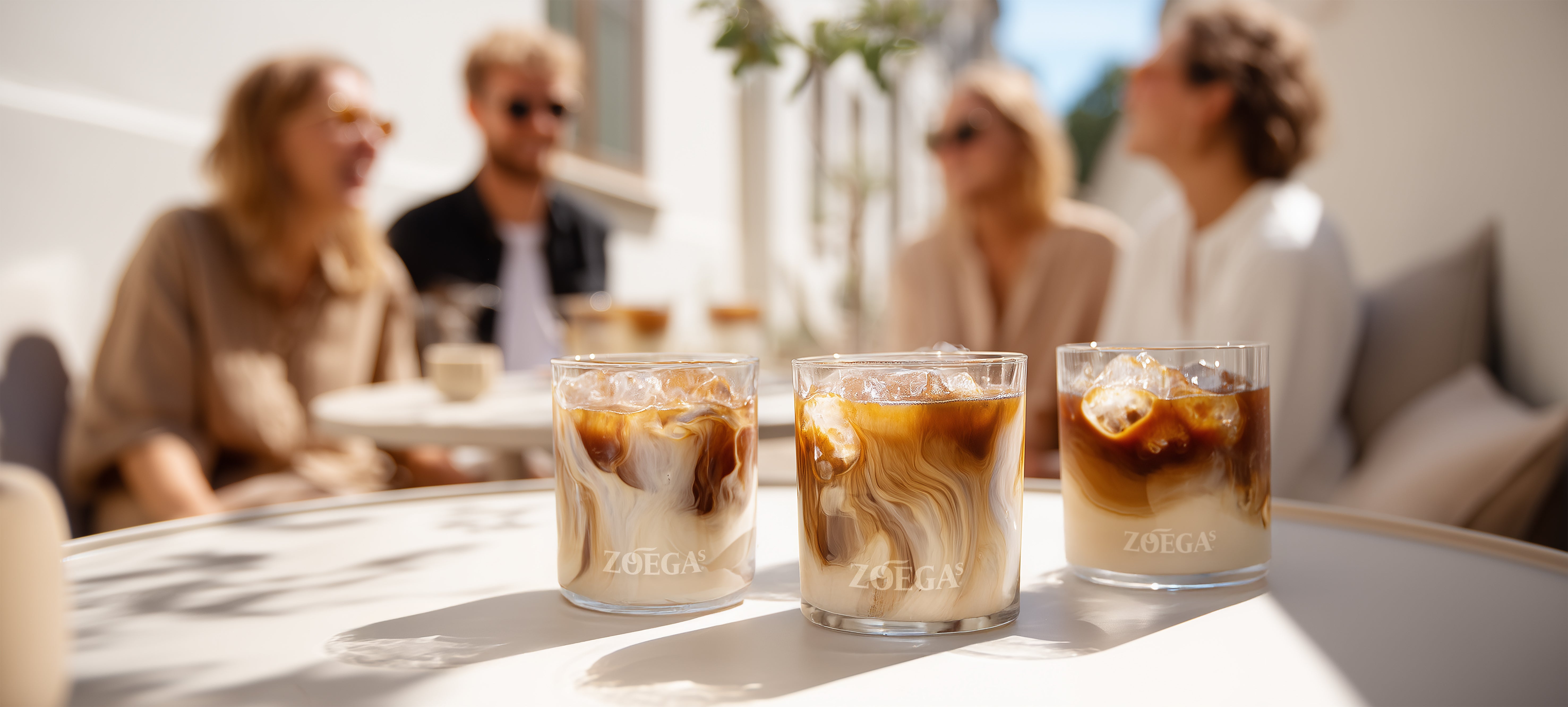 Att servera kalla kaffedrycker är ett mervärde