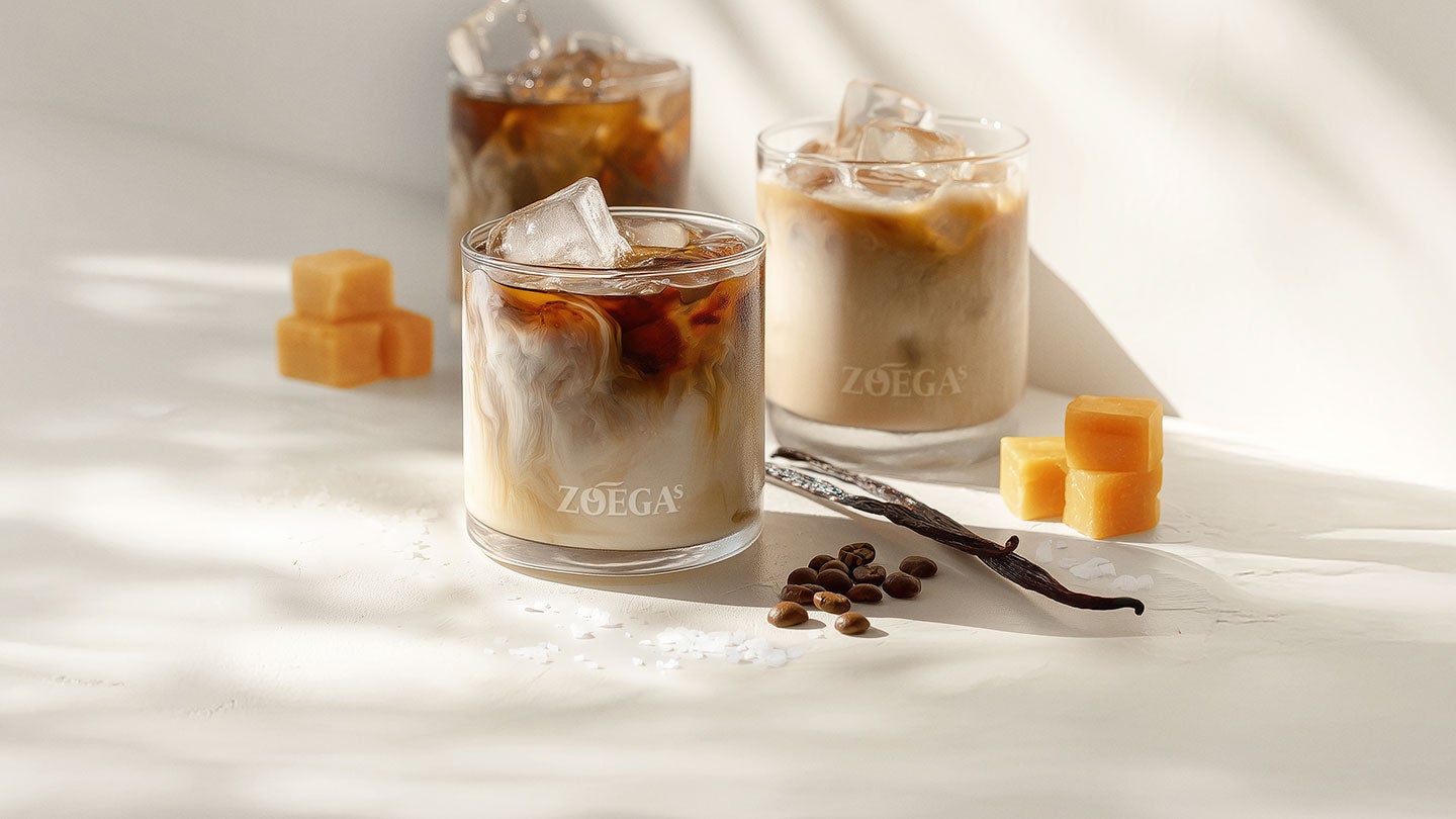 Zoégas iskaffe i glas