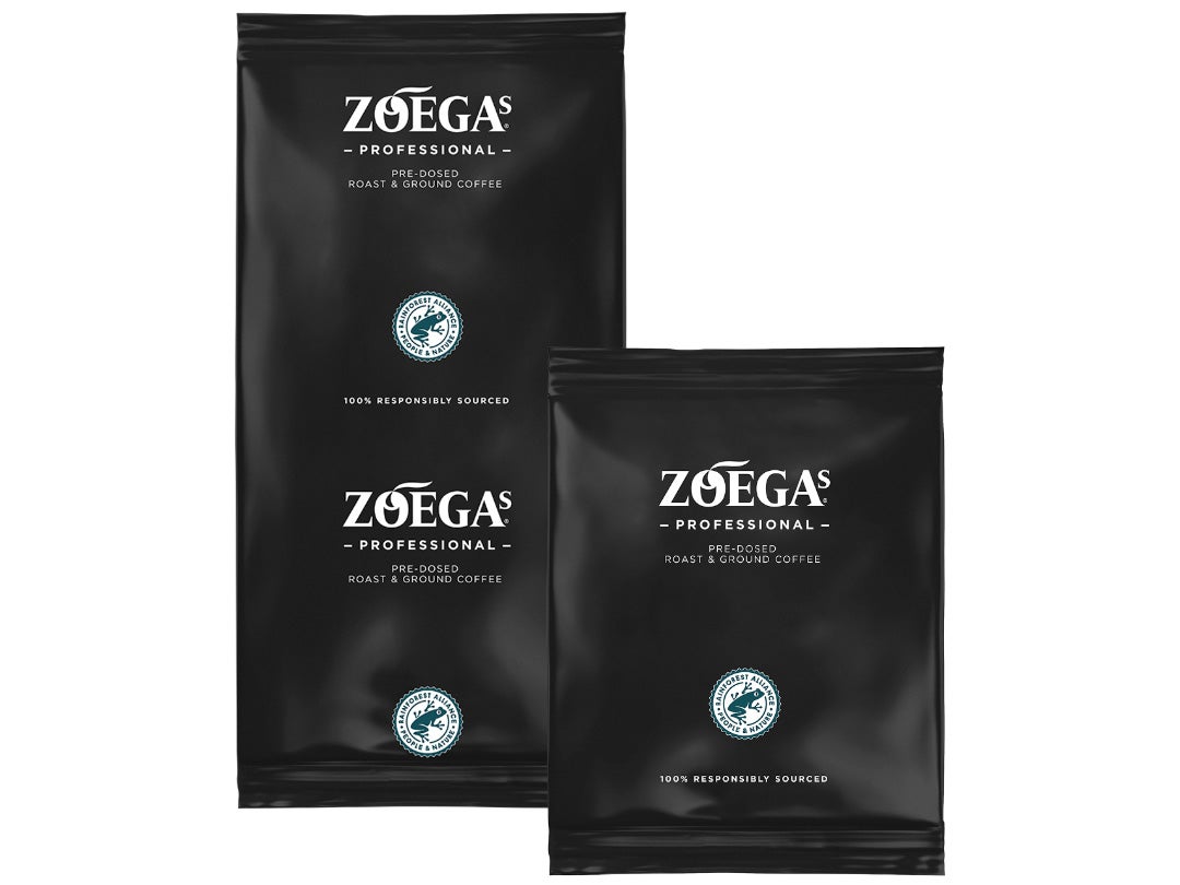 Färdigdoserade påsar malet kaffe