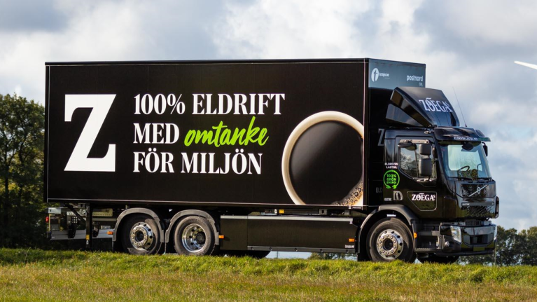 zoégas ellastbil hållbara transporter