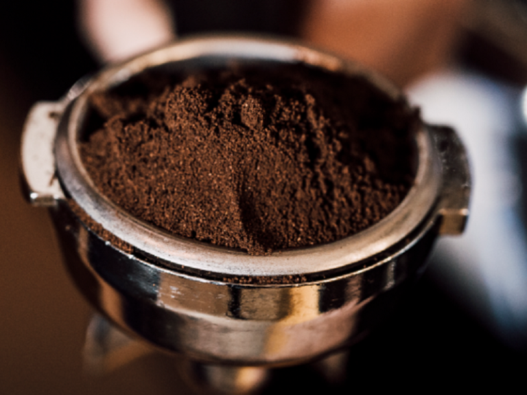 grinded coffee