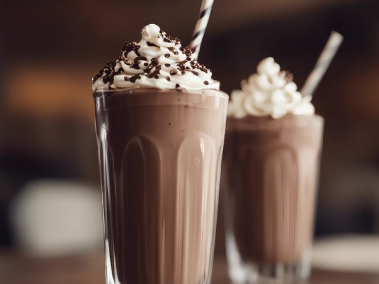 varm choklad i glas