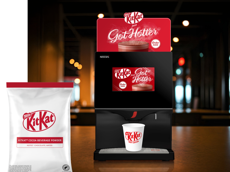 kitkat maskinlösning nescafe milano combi