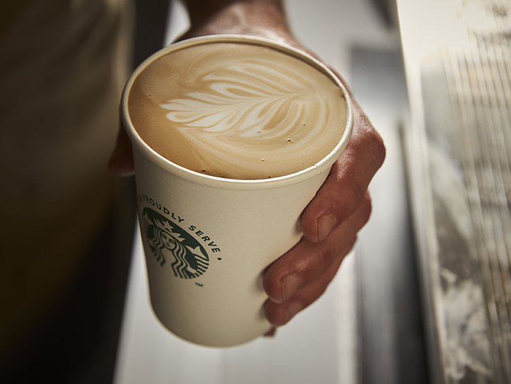 intresseanmälan we proudly serve starbucks coffee