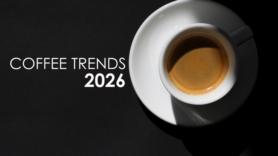 espressokopp med dramatiskt skugga coffee trends 2026