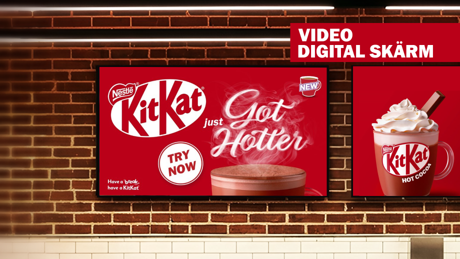 kitkat digital skärm