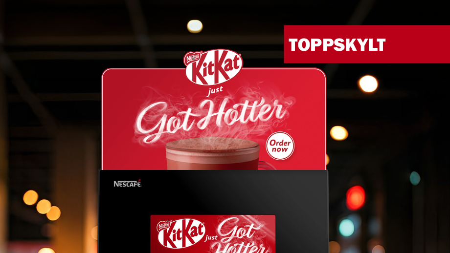 TOPPSKYLT MASKIN KITKAT