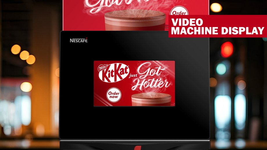 kitkat machine display video