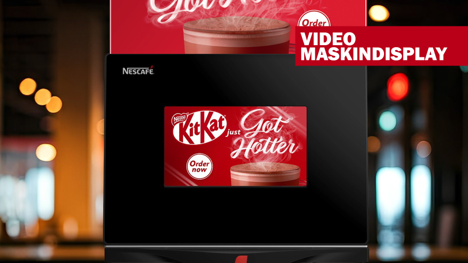 kitkat video i maskindisplay