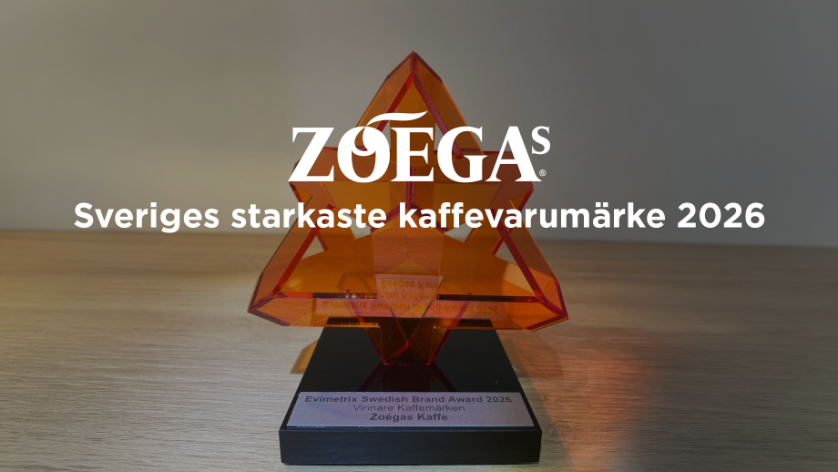 zoégas vinnare swedish brand award 2026