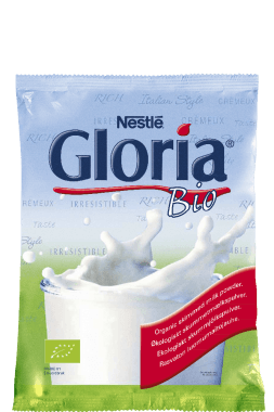 nestle gloria bio ekologisk skummjölk