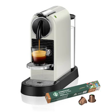 Nespresso kaffemaskin Starbucks kapslar