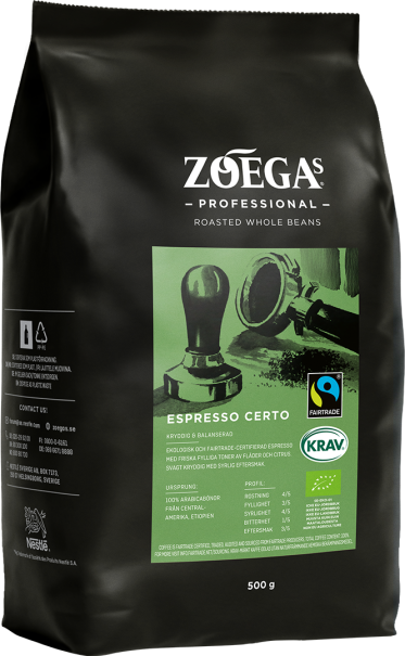 zoegas professional certo förpackning