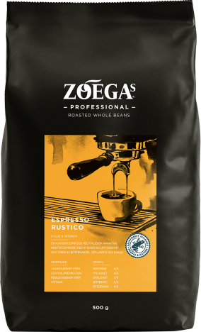 zegas professional espresso rustico förpackning