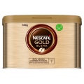 Æske med Nescafé Gold Blend instant kaffe med rig aroma og blød smag