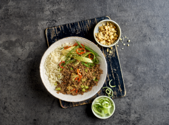 KOREANSK RIS BOWL (VEGANSK)