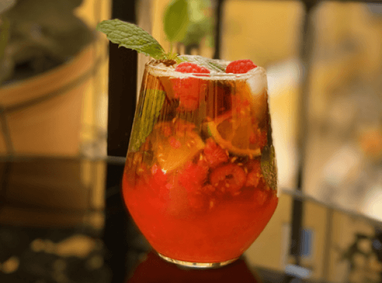coffee raspberry mojito recept