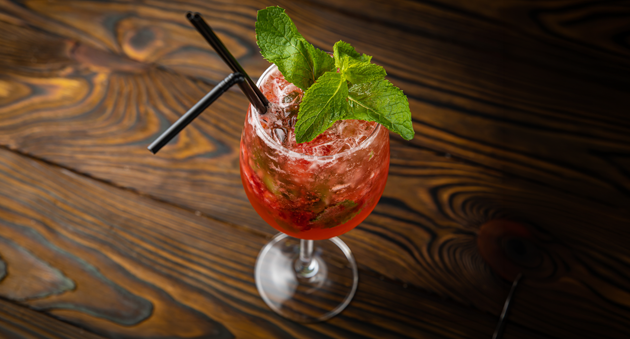 coffee raspberry mojito