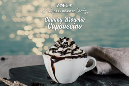 zoegas chunky brownie cappuccino kafferecept