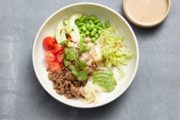 POKE BOWL MED TERIYAKI VEGAN MINCE