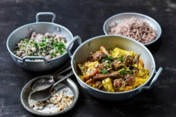 opskrift ananaskarry hariri halsans kok vegan balls