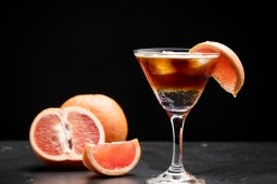 Ett glas med Espresso fizz