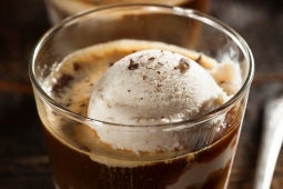 Espresso med vaniljglass